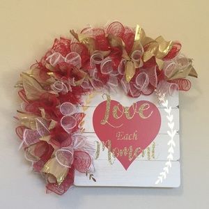 Valentine wreath